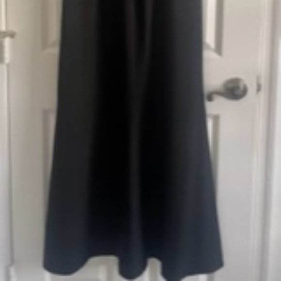 BCBGMaxAzria Black Evening Gown Sz 10 with Lace Detail - Picture 2 of 4